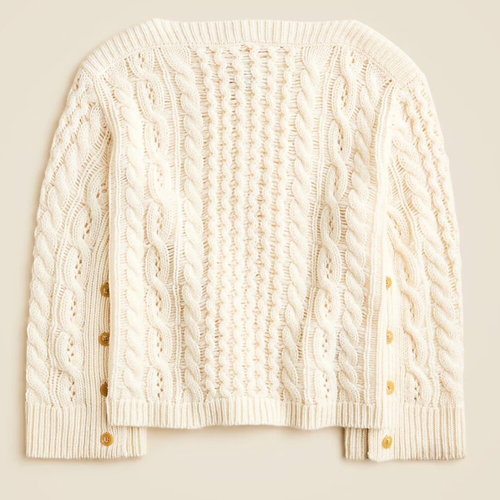 J.Crew Spring Street cashmere relaxed pullover sweater M